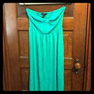 Forever 21 maxi dress strapless